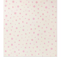 Teenage bedroom wallpaper in pink elegant dots