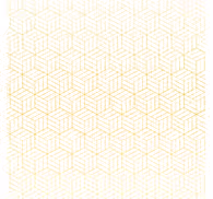 Wallpaper squares gold foil geometric cubes