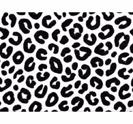 Living area wallpaper leopard black and white pattern