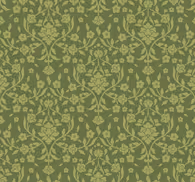 Classic Wallpaper green English style