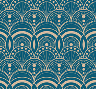 Vintage art decò wallpaper