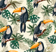 Jungle Toucan Wallpaper