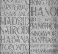 Concrete Cities Letter Wallpaper