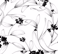 Lilies avant-garde Flower Wallpaper
