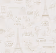 Paris Floral Sketch ornamental wallpaper