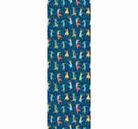 Blue wallpaper dancing women design