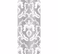 Ornate Damask floral wallpaper