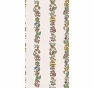Botanical Vertical Stripes bathroom wallpaper