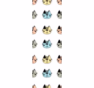 Cartoon Feline Faces cats wallpaper