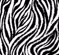 Classic irregular black and white zebra Lounge wallpaper