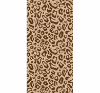 Beige feline pattern leopard print wallpaper