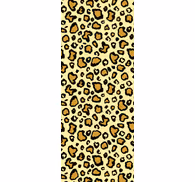 Classic yellow pattern leopard print wallpaper