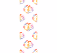 Abstract Couple Silhouette art wallpaper