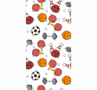 Sports Pattern contemporary wallpaper