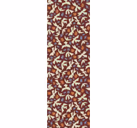 Stylized nature motifs floral wallpaper