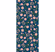 Pink and Blue Pattern flowers wallpaper