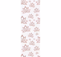 Lotus beige pattern floral wallpaper
