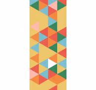 Creative abstract pattern triangles wallpaper