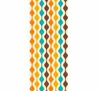 Curvy retro waves retro wallpaper