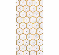 Hexagonal Pattern Elegance bathroom wallpaper