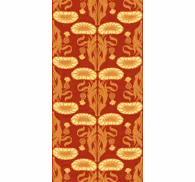 Modern style ornament pattern Floral wallpaper