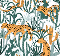 leopard in the jungle animal wallpaper