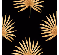 Fern pattern black wallpaper