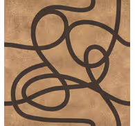 Irregular brown lines contemporary wallpaper