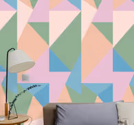 Abstract simple motif triangles wallpaper