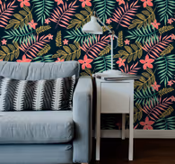 Botanical Patterns leaves wallpaper