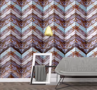 Chevron Texture Detail concrete wallpaper