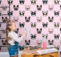 Frenchie Spectacles cute dog wallpaper