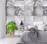 Pattern Wallpaper Gray domino