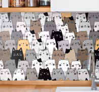 Playful Cat Patterns cats wallpaper