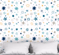 Star wallpaper with celestial star designs