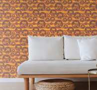 Tropical Paradise Pattern retro wallpaper
