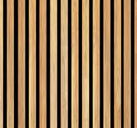 Wood style brown wooden slats in teak stripe wallpaper