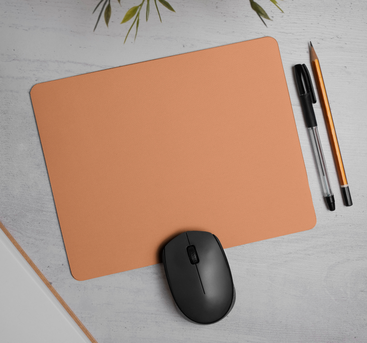 Apricot crush vinyl mouse mat - TenStickers