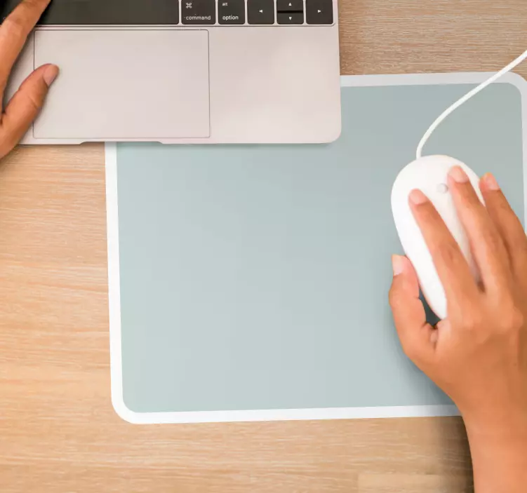 Chalk blue colors original mouse pad - TenStickers