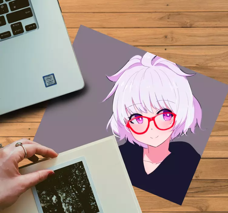 Charming anime character anime mousepad - TenStickers