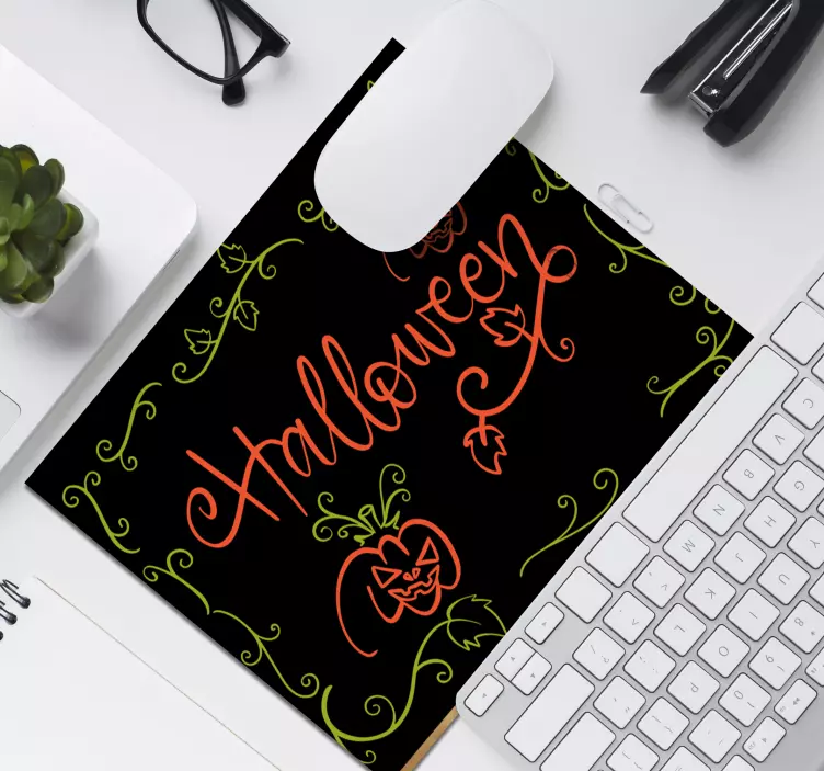 Christmas mousepad halloween pumpkin decor - TenStickers