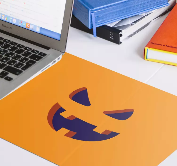 Christmas mousepad jack o' lantern grin - TenStickers