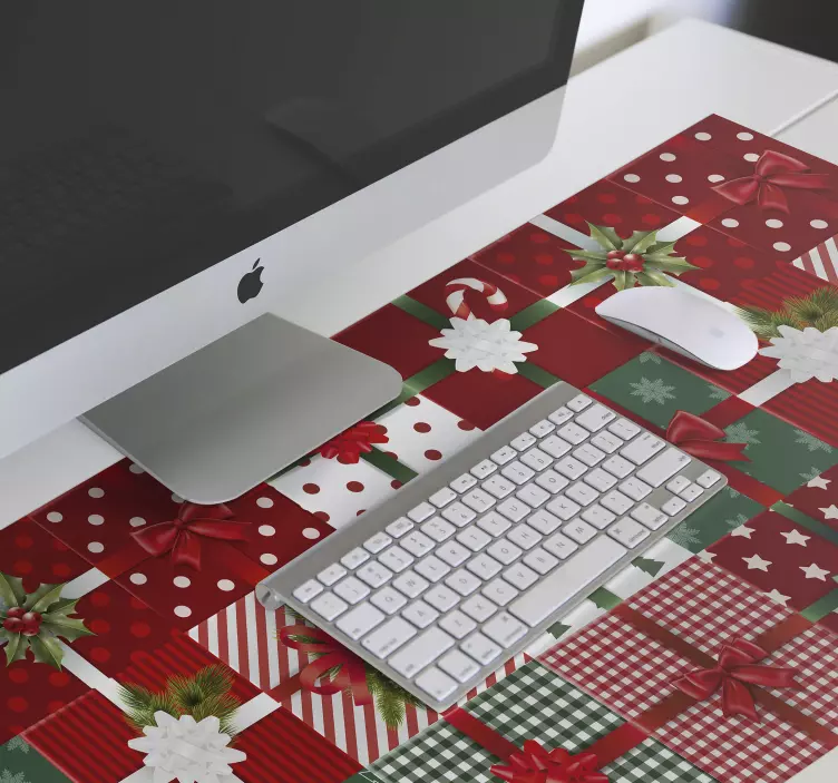 Christmas mousepad with festive gift design - TenStickers