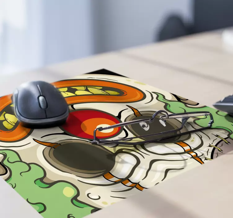Creepy Clown Face original mouse pad - TenStickers