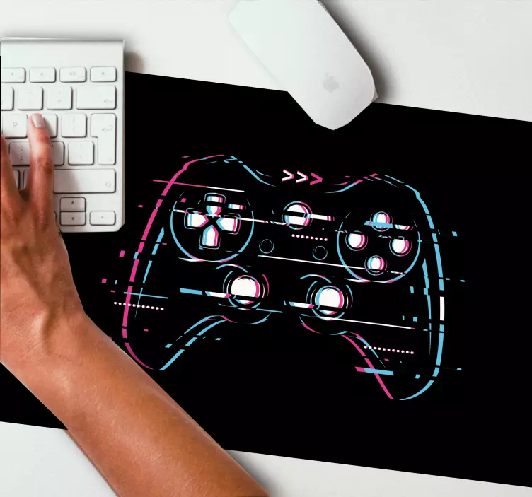 Gaming mouse pad colorful game controller - TenStickers