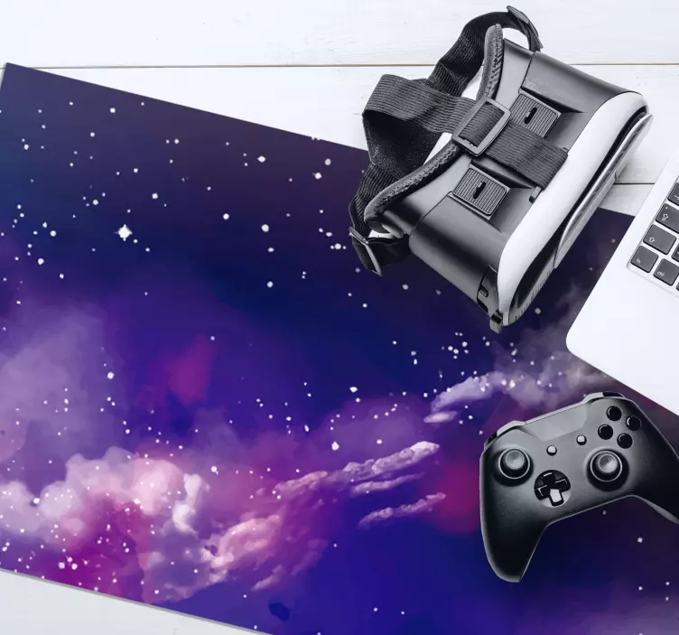 Gaming mouse pad cosmic nebula designs - TenStickers
