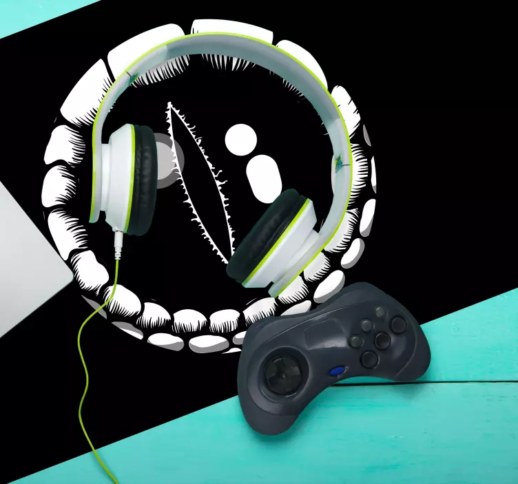 Gaming mouse pad fierce creature design - TenStickers