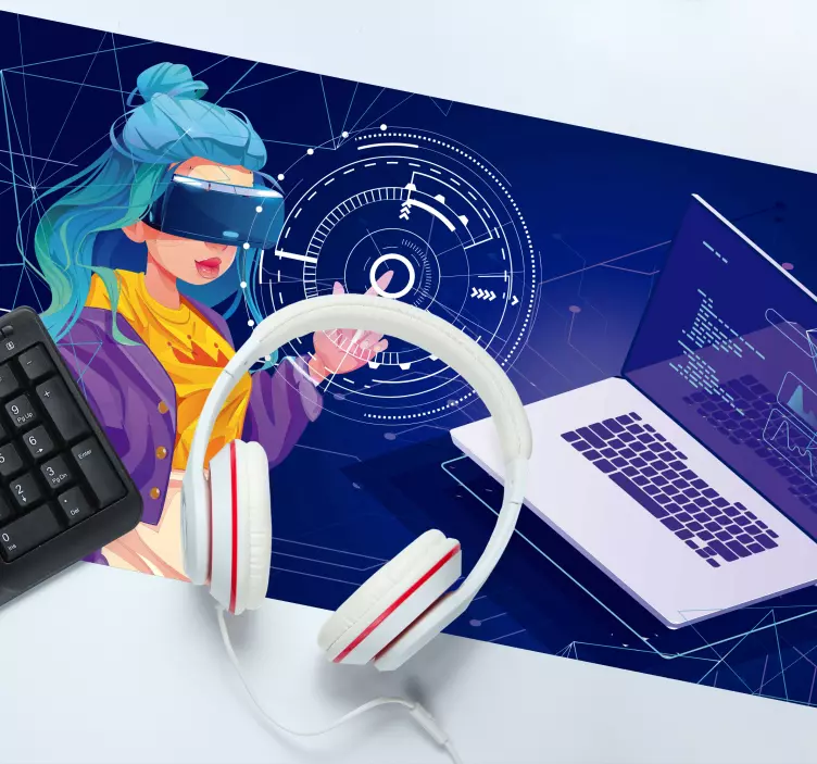 Gaming mouse pad for immersive virtual reality - TenStickers