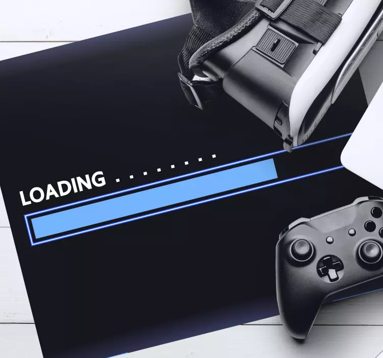 Gaming mouse pad loading progress indicator - TenStickers