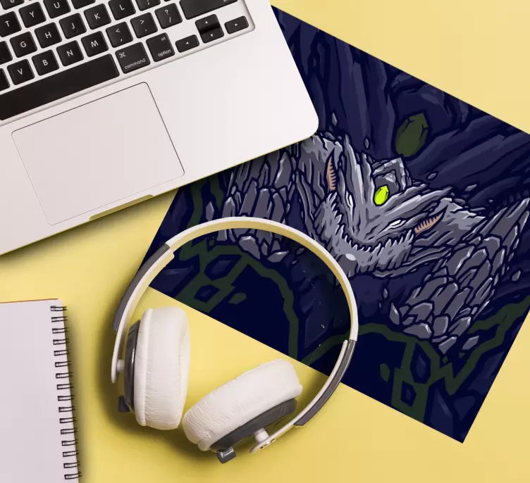 Gaming mouse pad mythical creature emblem - TenStickers